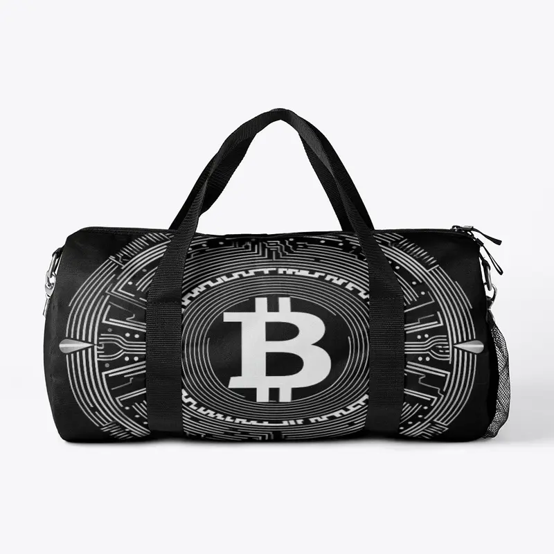 Bitcoin black and white