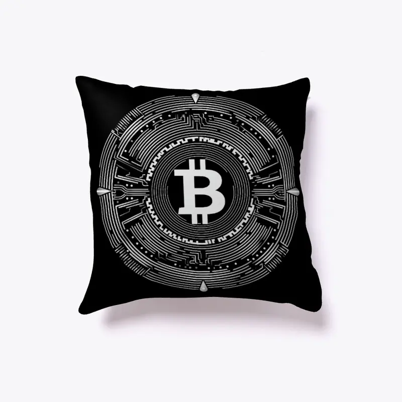 Bitcoin black and white